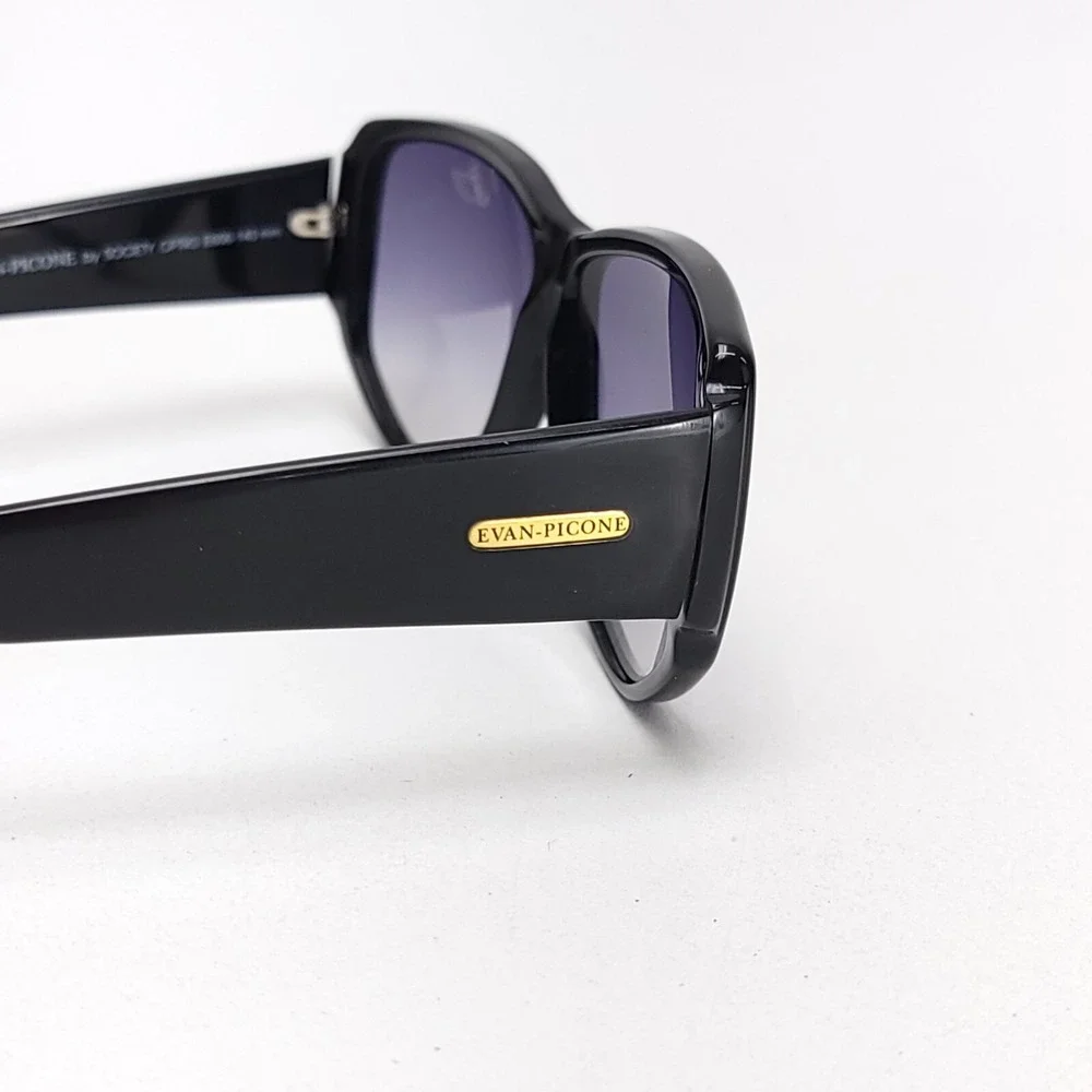 Evan Picone Sunglasses by Society‎ E 606 526 Optiks 60-13-14 Gradient Blue Black